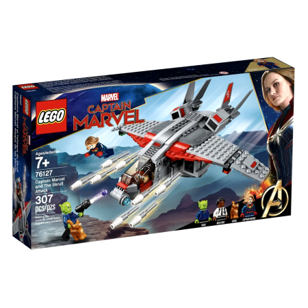 LEGO Super Heroes 76127 Kapitan Marvel i atak Skrullów